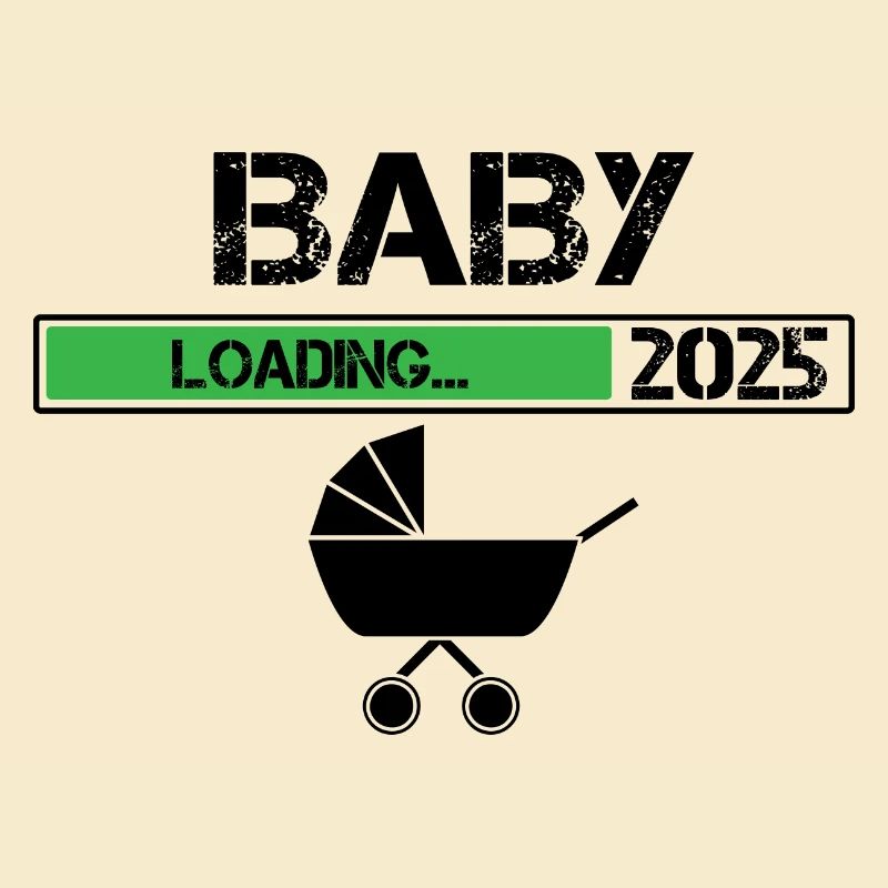 Baby loading 2025, Ich werde 2025 Mutter