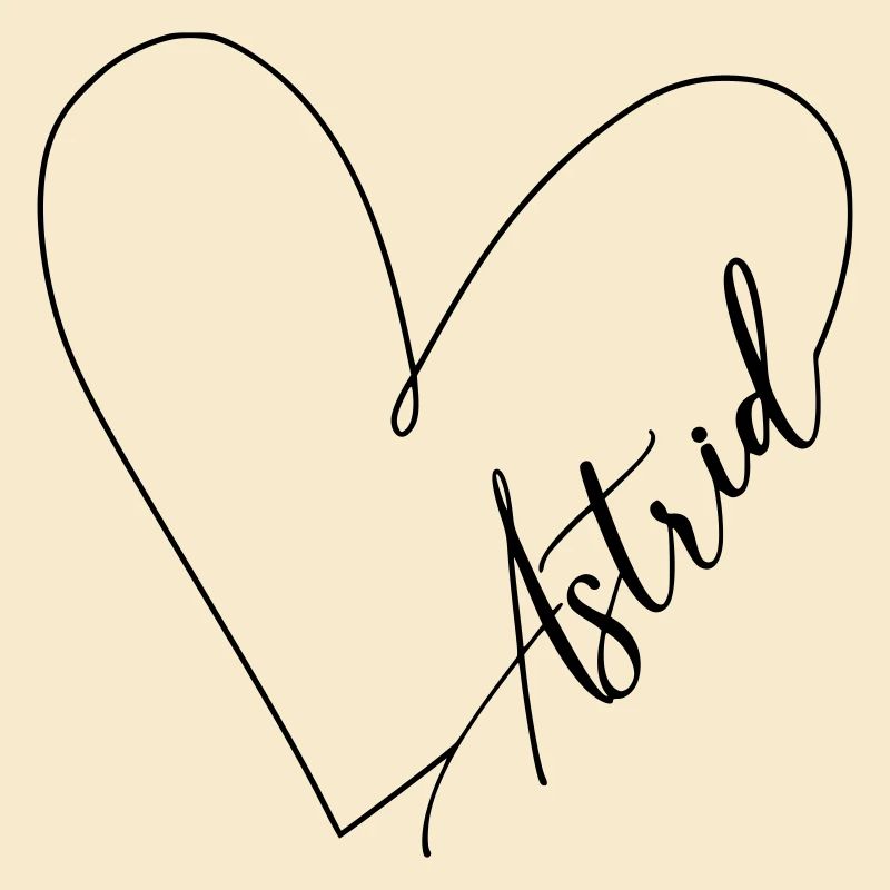 Astrid Name Heart Line