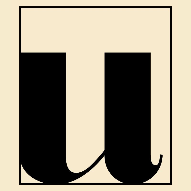 Letter alphabet u