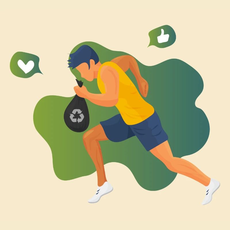 Plogging activity