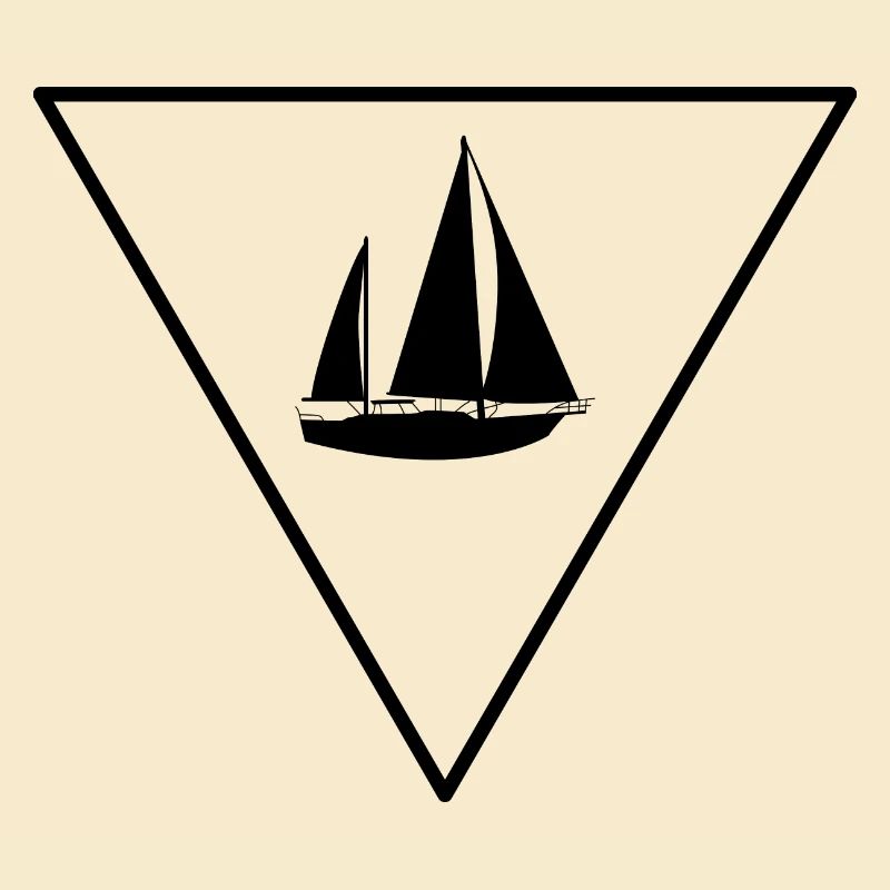 Triangle and sailboat -