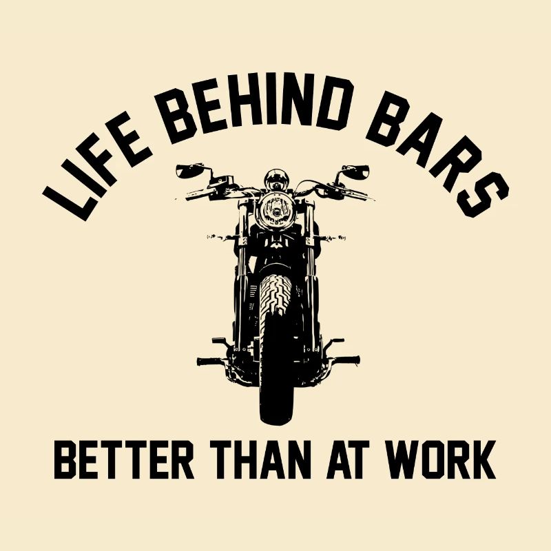 LEBEN HINTER GITTERN BESSER ALS BEI DER ARBEIT MOTORRAD