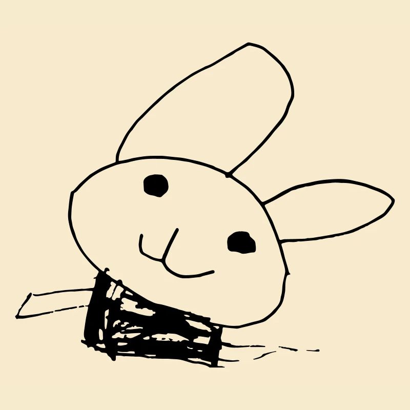 Kinderzeichnung Ostern
