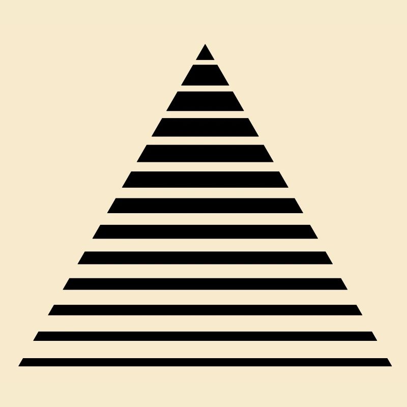 Triangle de lignes