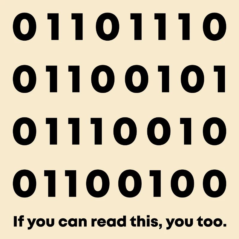 Binärcode Nerd