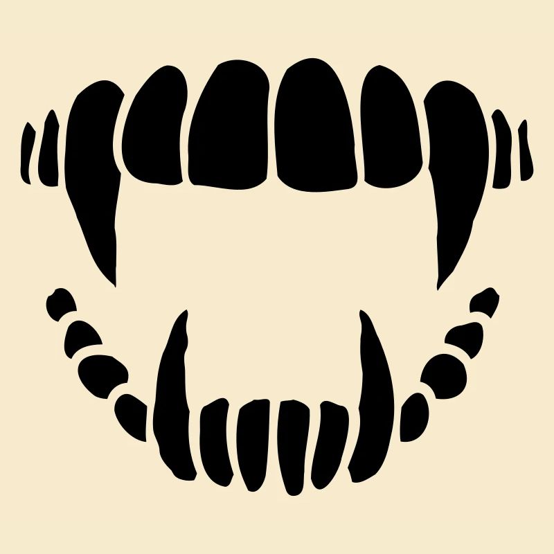 Conception de dents de vampire
