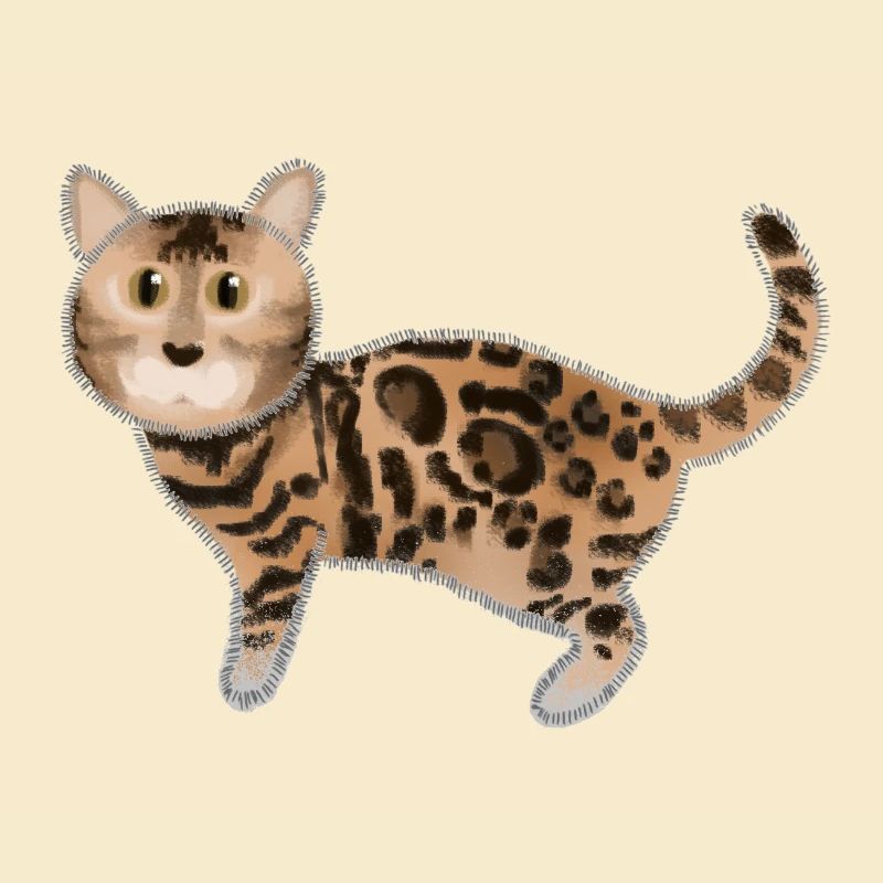Idée de chat du Bengale