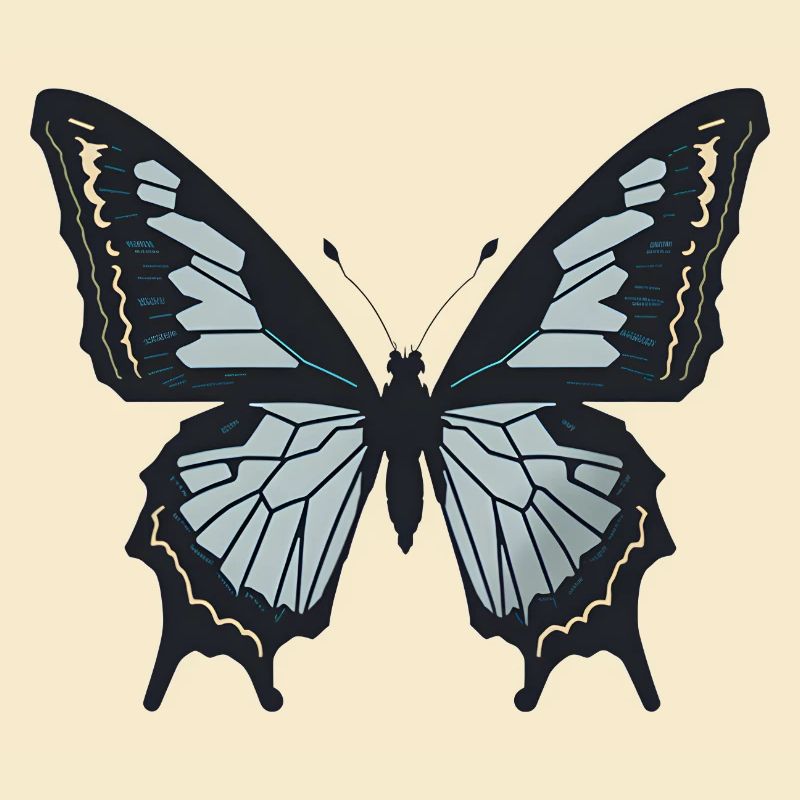 Simple Butterfly Minimalist Butterfly Minimalistic