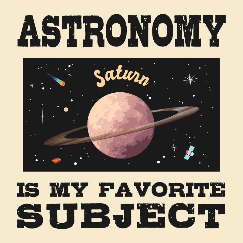 L’astronomie est mon sujet de prédilection, la planète Saturne