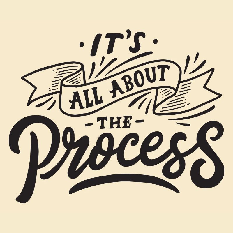 all about the process process motivation saying