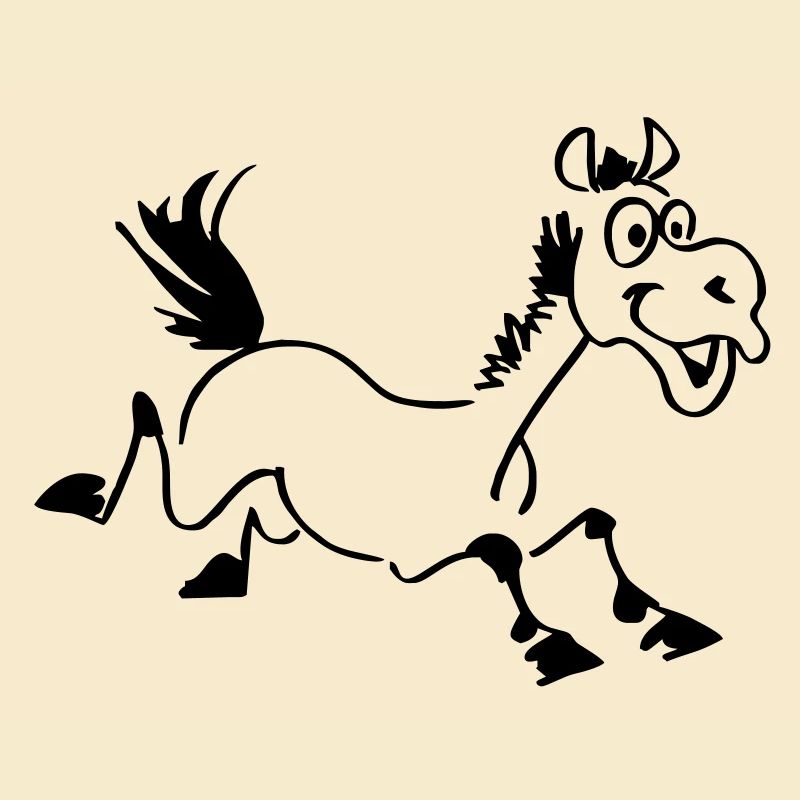 lustiges Pferd