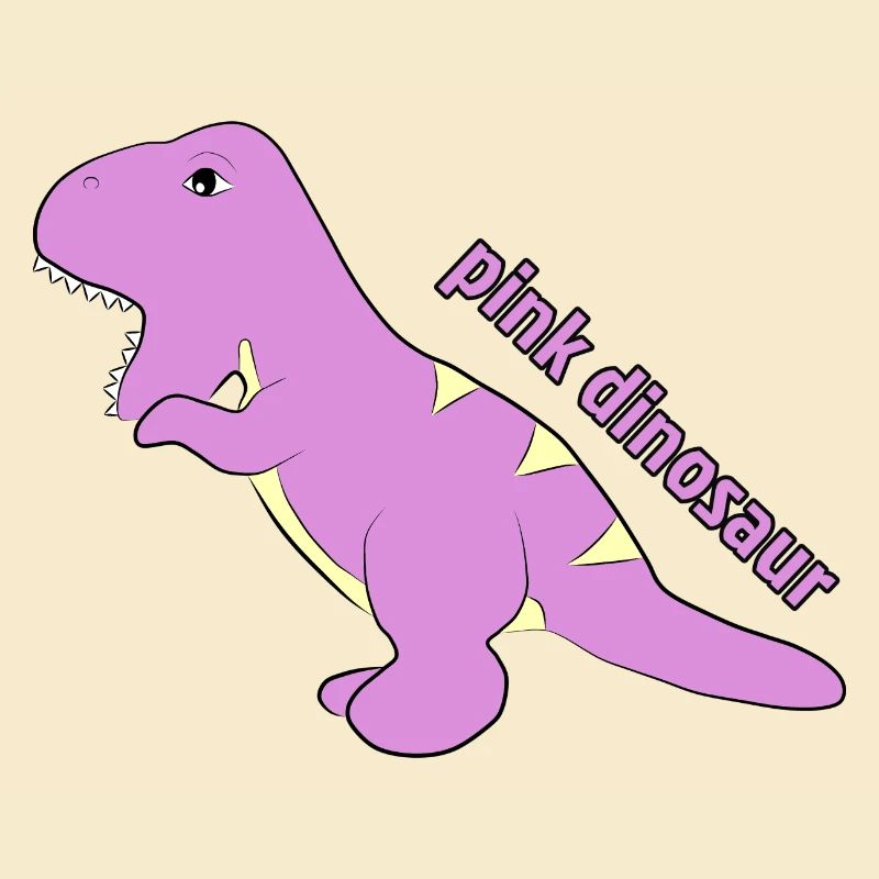 Pinker Dinosaurier