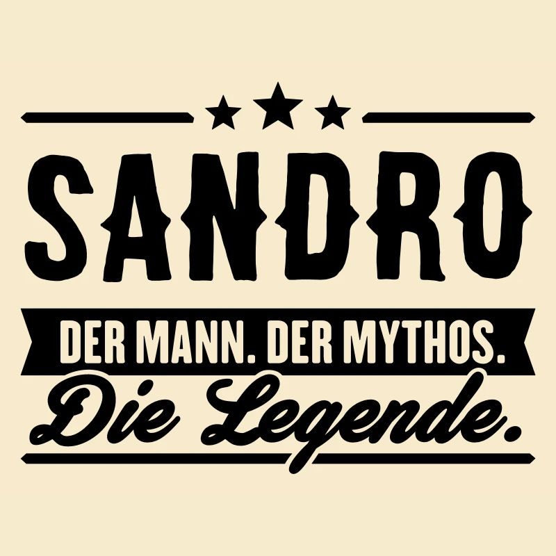 Mann Mythos Legende Sandro