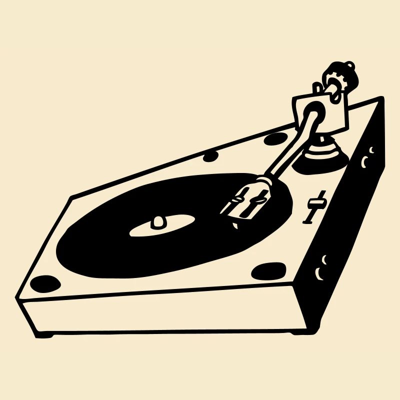 dj turntable music mix