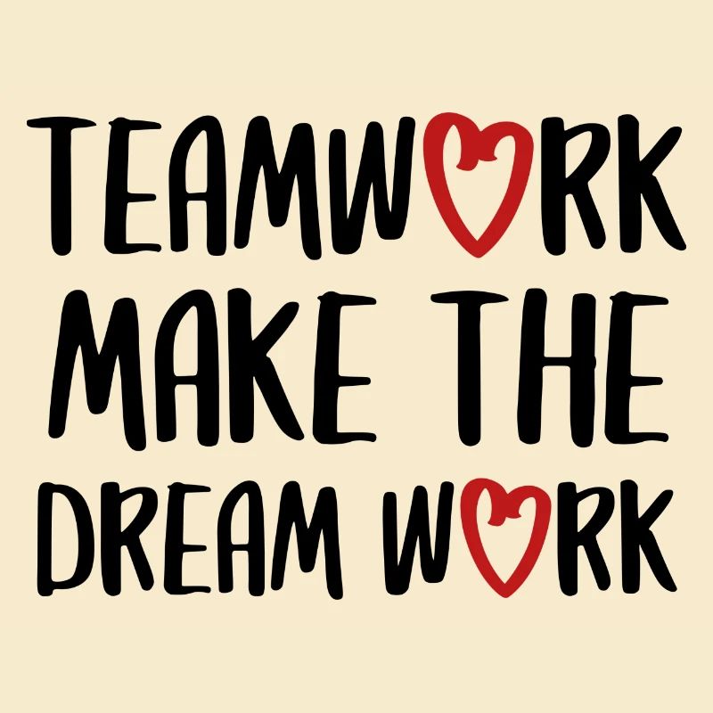 teamwork dream work d’équipe sort