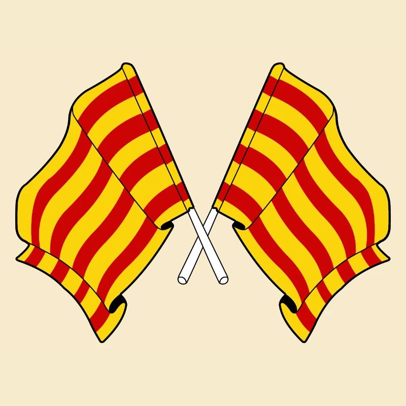 Deux drapeaux ont traversé la Catalogne