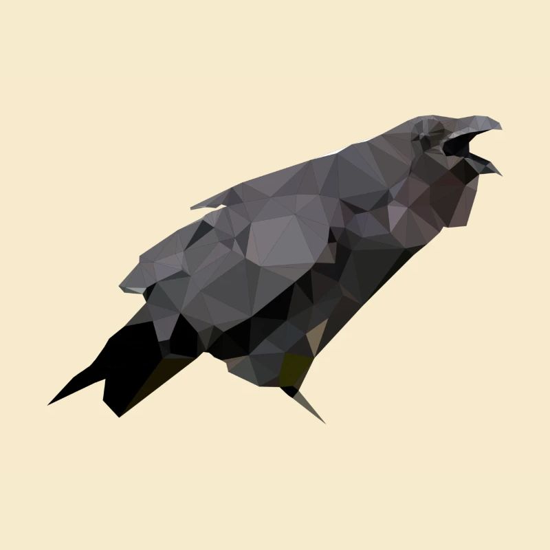 Polygon Krähe
