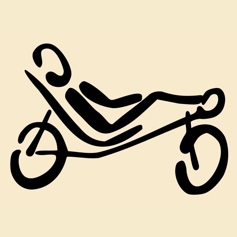 Couchée de bicyclette