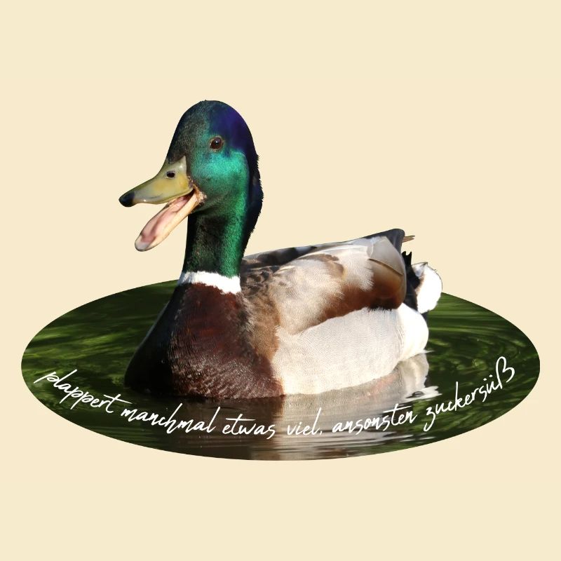 Plappermaul babble chatter duck