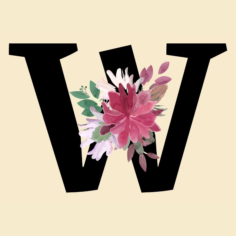 Brief mit Blumen