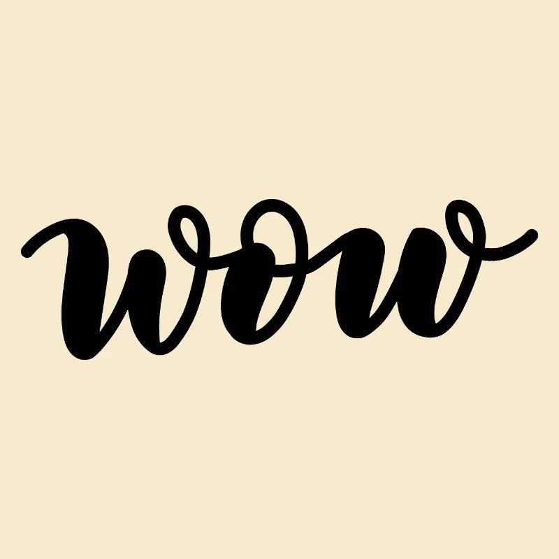 Wow Schriftzug
