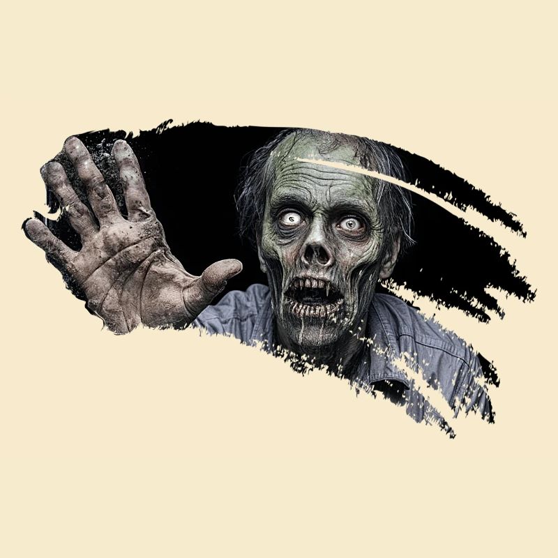 Zombie watches you!