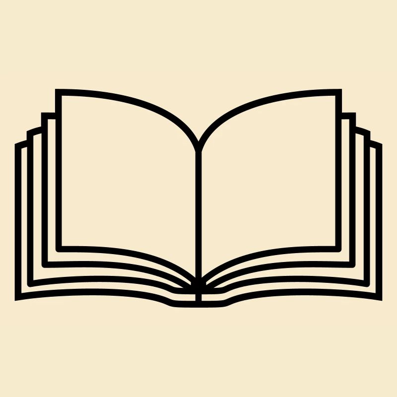 Novel Open Book Pages