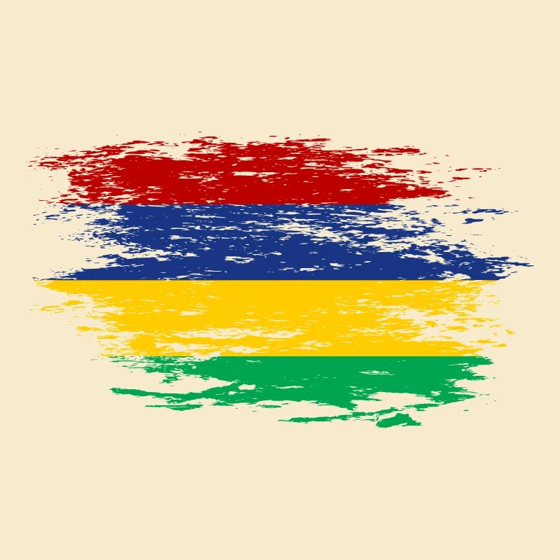 Drapeau mauricien utilisé