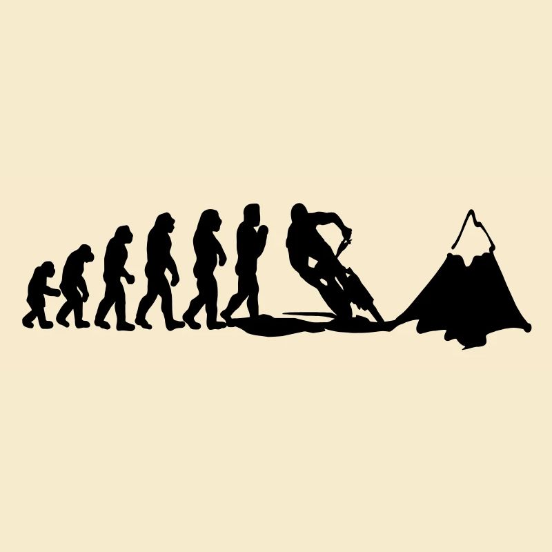 l'évolution de vélo de montagne