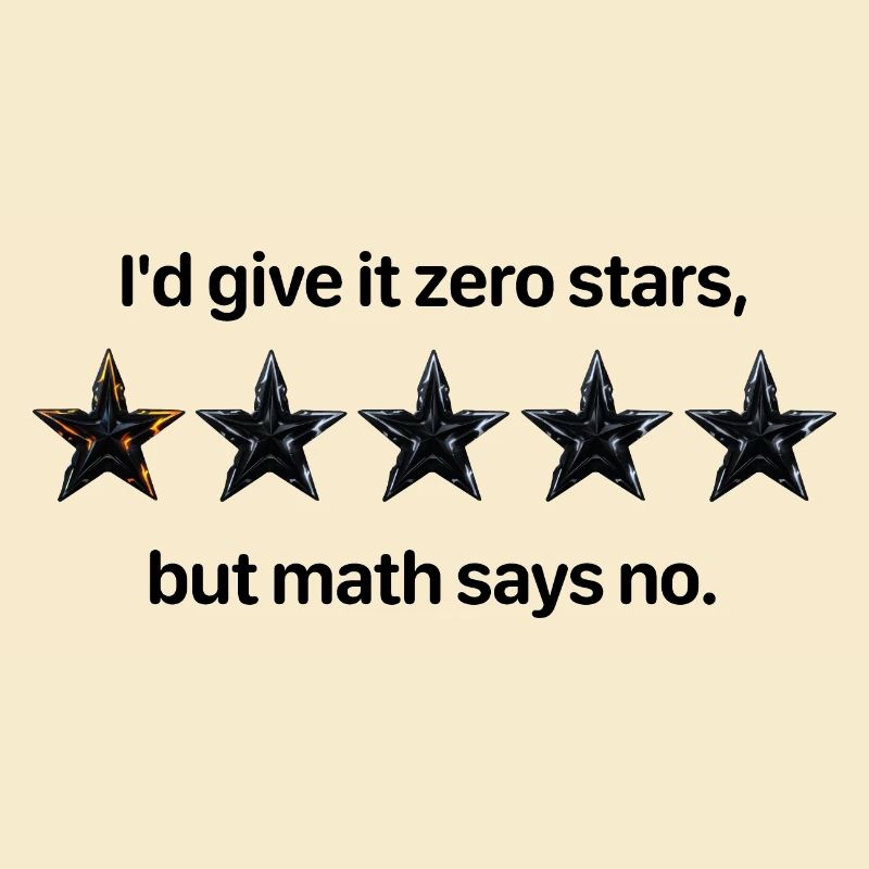 Zero Stars Math Comedy