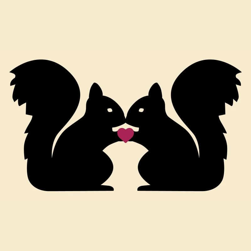 Eichhörnchen Herz Liebe