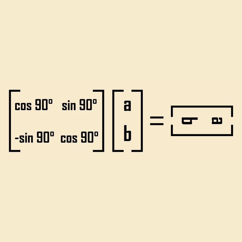 Rotary Matrix - Mathematics Math Matrix Joke