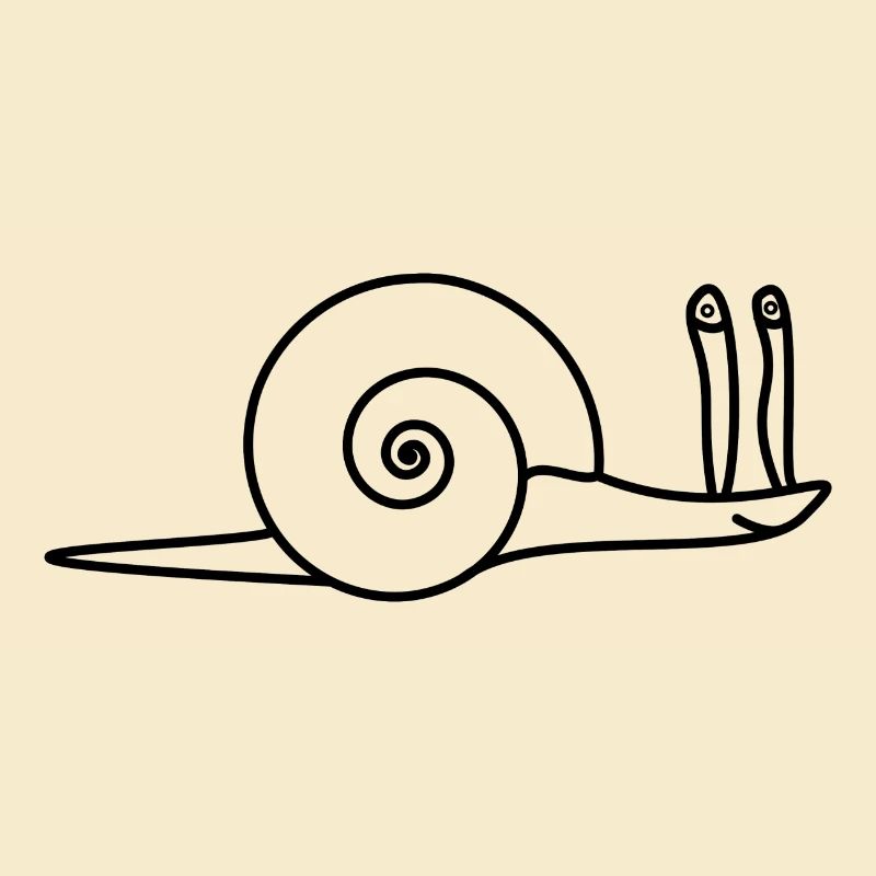 Friendly snail