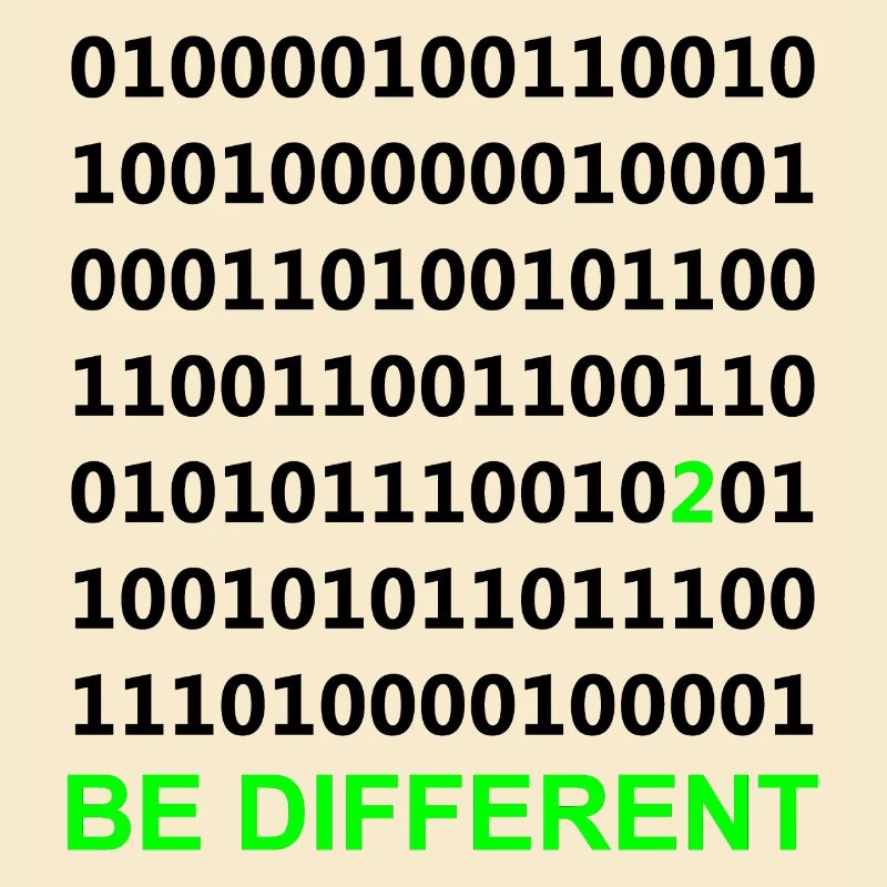 Be Different - Binary - Digital