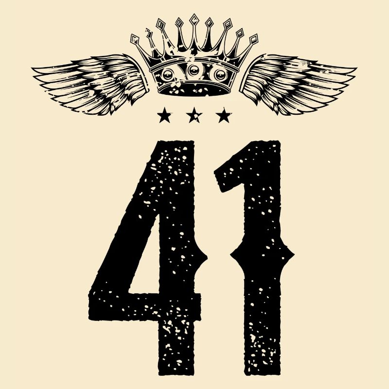 41 Number crown