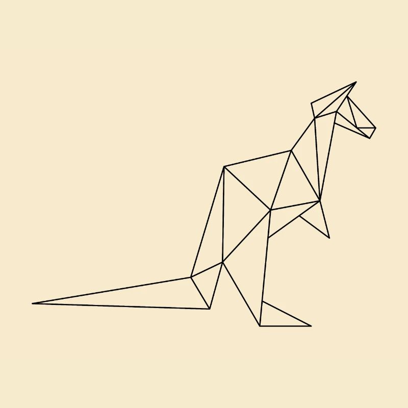 Känguru geometrisch