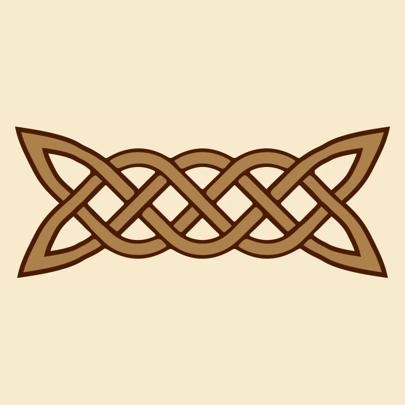 Celtic knot pattern