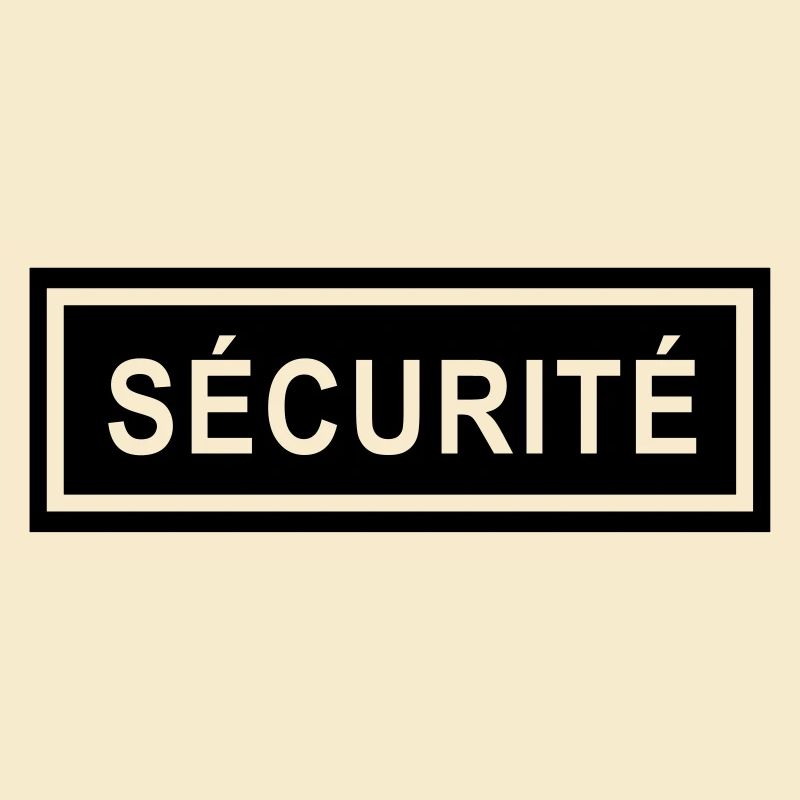 Ecusson Sécurité horiz