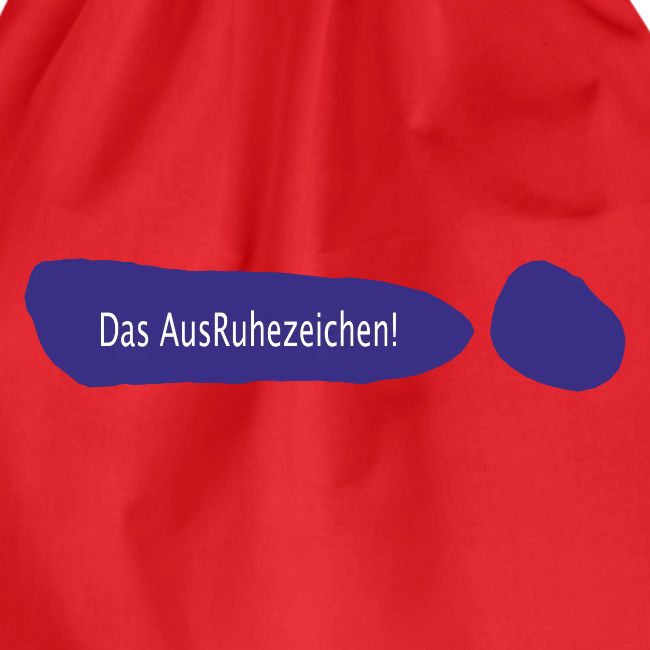 Ausruhezeichen neu blau