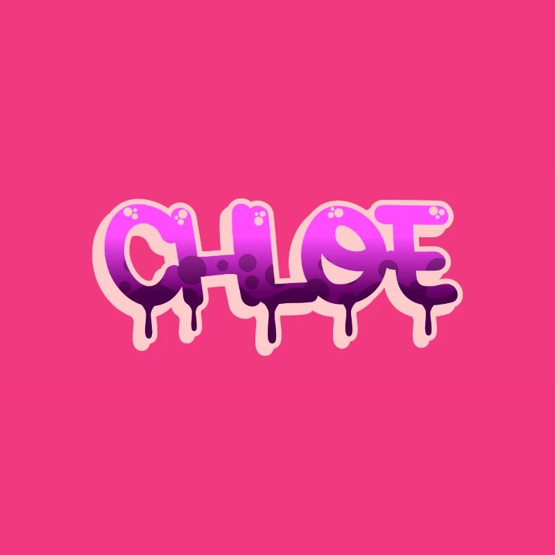 Graffiti-Name Chloe