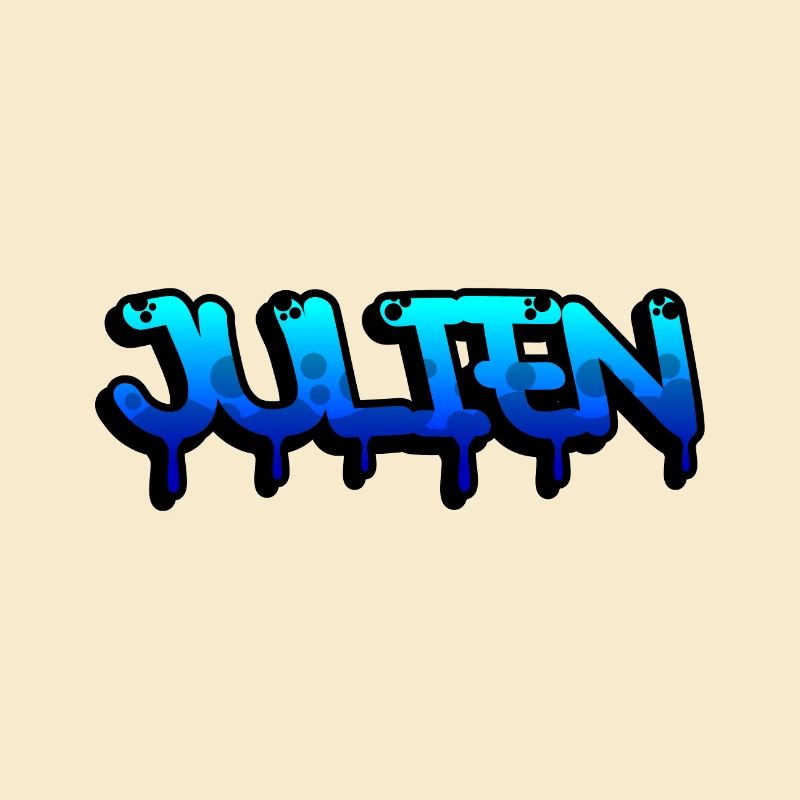 Graffiti first name Julien
