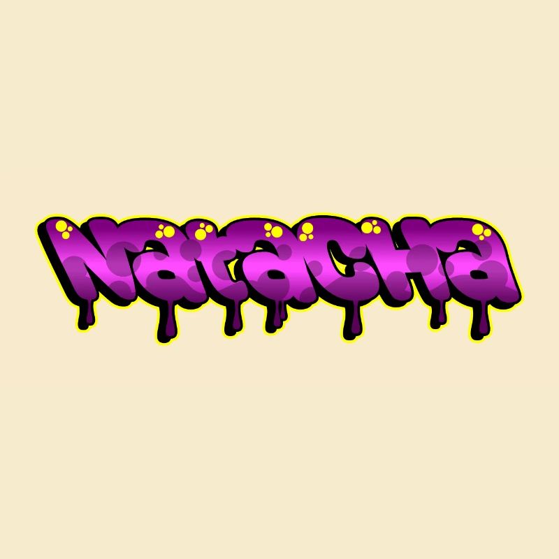 Graffiti First Name Natacha