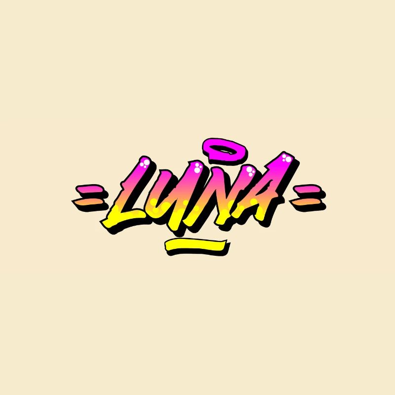 Graffiti Name Luna
