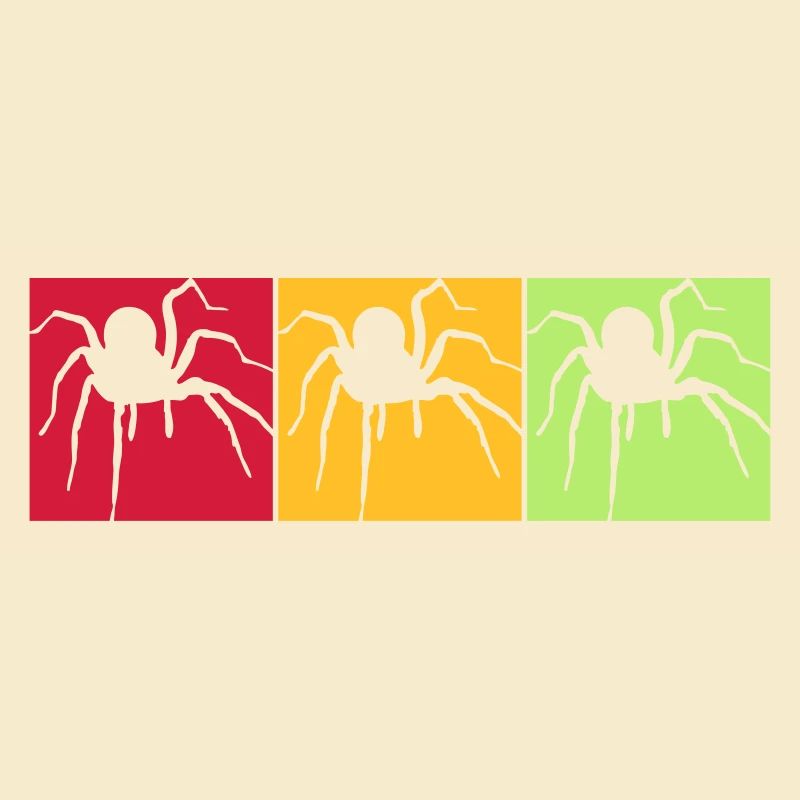 colors squares pattern colorful spider of