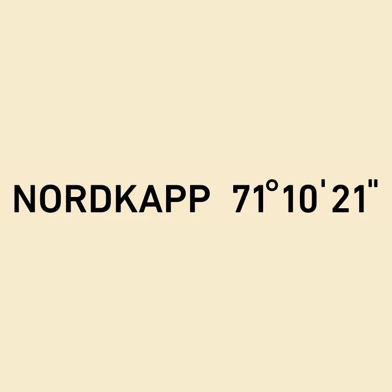 Nordkapp sans Globus