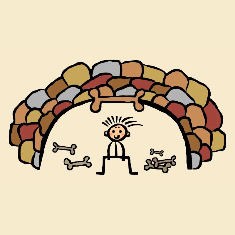 Evolution Cave Caveman