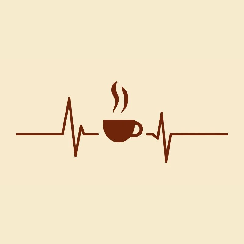 Kaffee - Herzschlag Herzfrequenz