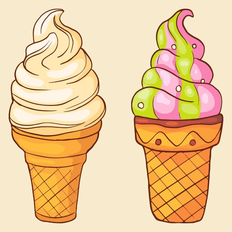Glace glace crème glacée glace