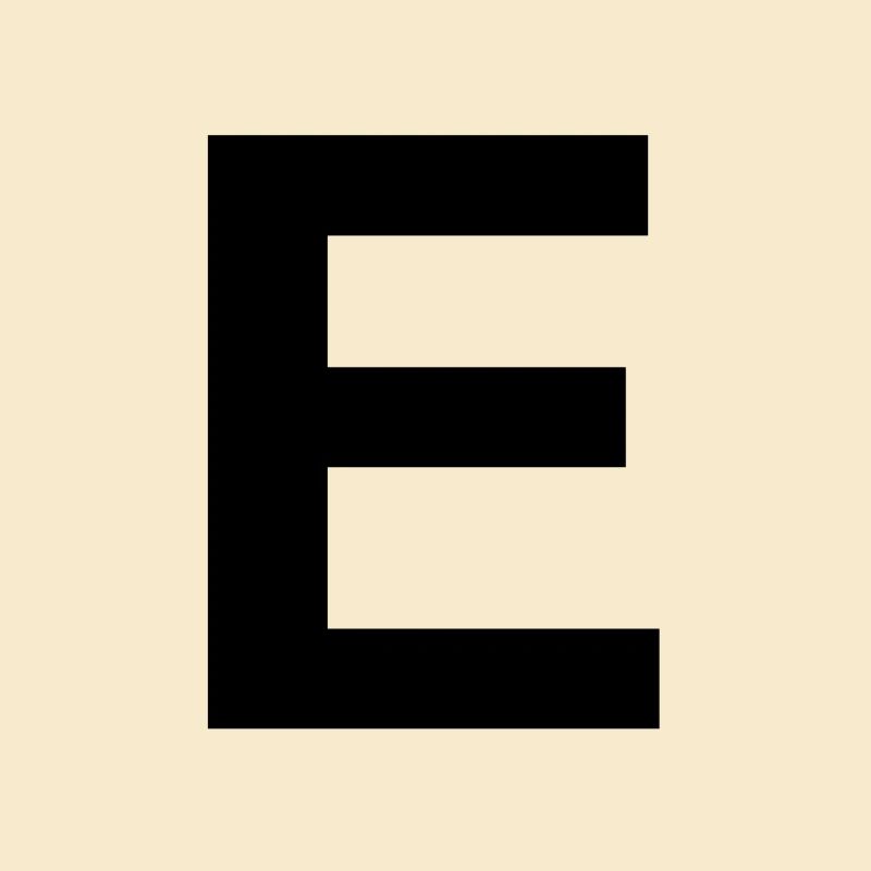 Buchstabe E
