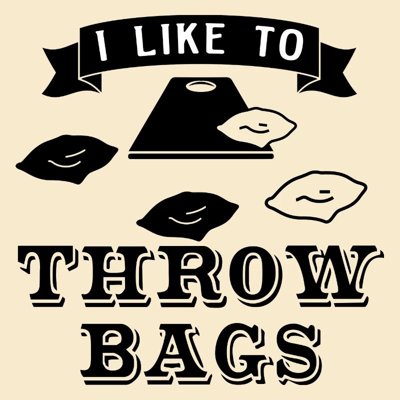 Poufs à lancer Ironic Cornhole Player Sack Toss